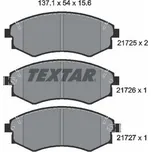 Sada brzdových destiček, kotoučová brzda TEXTAR 2172502