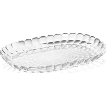 Podnos TIFFANY 45 x 31 x 4,5 cm - GUZZINI (TIFFANY oválný podnos, 45 x 31 x 4,5 cm - GUZZINI)