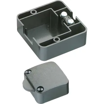 vypínač REIMO Hrudní tlačítko pro zapuštěnou montáž, černé, s přídavným krytem