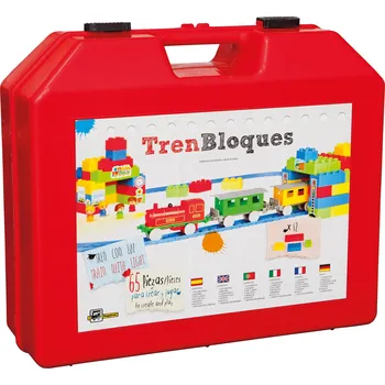 Vláček a vláčkodráha Pequetren 2002 Dětský vlak s kostkami