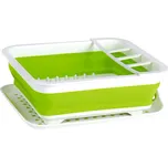 Skládací silikonový odkapávač Camp4 - bílý/limetkový