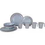 Sada melaminového nádobí Gimex CASA GREY 16 ks