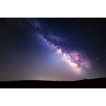 Fototapeta DIMEX | Vliesová fototapeta Galaxie Mléčná dráha MS-5-2282 | 375 x 250 cm| fialová, černá, růžová + Vliesová fototapeta na stěnu DIMEX Galaxie Mléčná dráha MS52282 v rozměru 375 x 250 cm + lepidlo zdarma