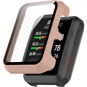 VSECHNONAMOBIL 50158 Plastový kryt s ochranným sklem pro Huawei Watch D růžový