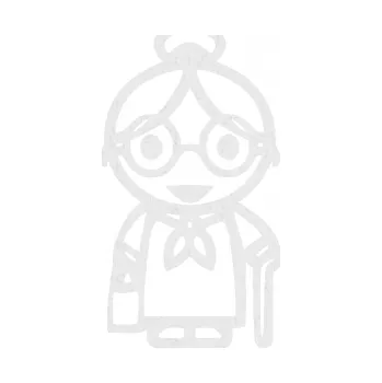 samolepka Babička 001 pravá (84 - Ultra Metalic bílá) SAMOLEPKA NA AUTO, NÁLEPKA, FÓLIE, POLEP, TUNING, VLASTNÍ TEXT, TISK, AUTOSAMOLEPKY.cz, POLEPY, OBRÁZEK, LOGO, 3D STICKERS