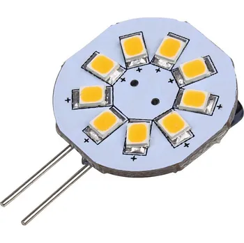 Auto-moto Carbest LED žárovka G4, 1,5 W, 120 lumenů, 9 teplých bílých SMD