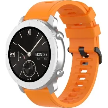 Příslušenství k chytrým hodinkám VSECHNONAMOBIL 50143 SILICONE Řemínek pro Garmin Venu Sq / Sq 2 oranžový
