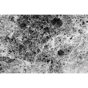 Fototapeta DIMEX | Vliesová fototapeta Šedý leštěný mramor MS-5-2488 | 375 x 250 cm | bílá, černá + Vliesová fototapeta na stěnu DIMEX Šedý leštěný mramor MS52488 v rozměru 375 x 250 cm + lepidlo zdarma