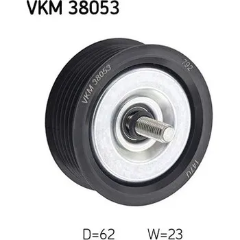 Vratná/vodicí kladka, klínový žebrový řemen SKF VKM 38053