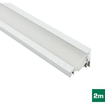 Příslušenství pro LED osvětlení FK technics, spol. s r.o. Al profil FKU60, pro LED, s plexi, 2m - do rohu