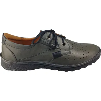 Pánské polobotky S 1461/P - 035 kožené zdravotní pánské polobotky s perforací 40