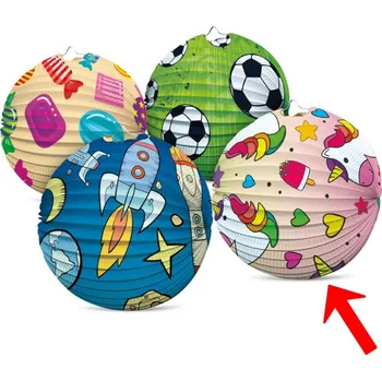 Party dekorace Lampión koule 25 cm M7 - Jednorožec