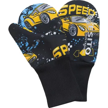 Rukavice Esito Palcové rukavice softshell Závoďáci Velikost: 1-2 roky