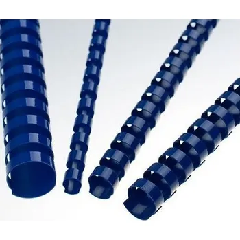 Vázací hřbet Kroužkový hřbet plastový 6 - modrý ( 1 ks) - KUSOVÝ PRODEJ