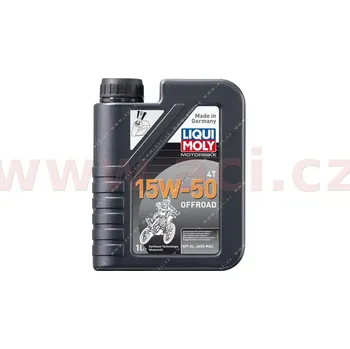 Motorový olej LIQUI MOLY Motorbike 4T 15W50 Offroad,syntetický motorový olej 1 l
