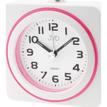 Budík Analogový budík JVD SRP909.3 s plynulým chodem