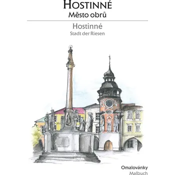 omalovánky Hostinné | Město obrů, antistresové omalovánky, Blanka Kučerová
