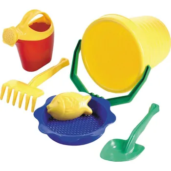 Hra na zahradu HappyPeople Hrací set na písek cca 21 cm 6 kusů