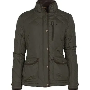 Dámská softshellová bunda Dámská bunda Pinewood Classic Quilt Jacket - Moss Green Velikost: 2XL
