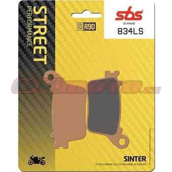 Brzdová destička Zadní brzdové destičky SBS 834LS - Honda CBR 1000 RR Fireblade, 1000ccm - 06-19