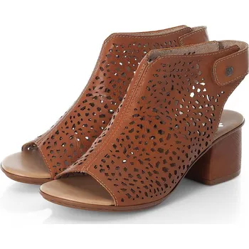 Dámské sandále Dámské syntetické sandálky 64678-24 Rieker hnědé Barva: braun, Velikost: 40