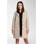 Glara Dámský rovný vlněný kabát 754053