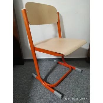 Jídelní židle židle DENI stavitelná oranžová