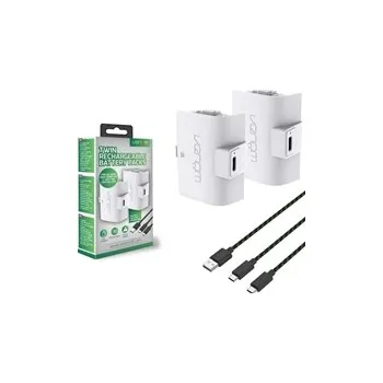 Hra pro Xbox One VENOM VS2872 Xbox Series S/X & One White Twin Battery Pack + 3 meter cable (X1/XSX)