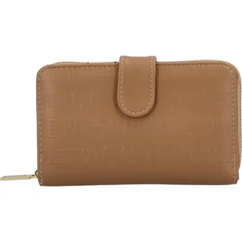 Trendová dámská koženková peněženka Dona, béžová