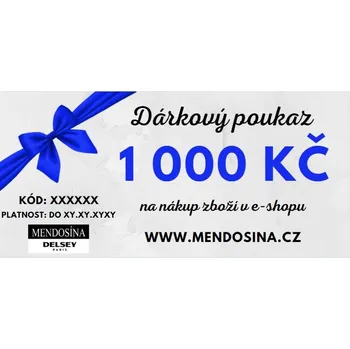 Dárkový potravinový koš Mendosína Dárkový poukaz 1 000 Kč