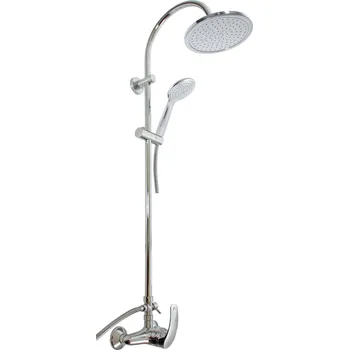 Vodovodní baterie Vodovodní baterie sprchová MISSISSIPPI s hlavovou a ruční sprchou, Barva: chrom, Rozměr: 150 mm