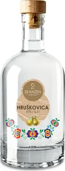 Pálenka Pálenice Skanzen Modrá hruškovica 44 % 0,5 l