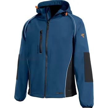 Pánská softshellová bunda Industrial Starter Softshellová bunda Clever Extreme Barva: Modrá, Velikost: L 8884B-040-L