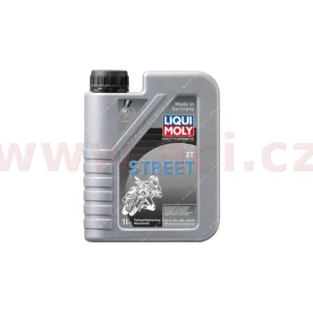 Motorový olej LIQUI MOLY Motorbike 2T Street, polosyntetický motorový 2T olej 1 l