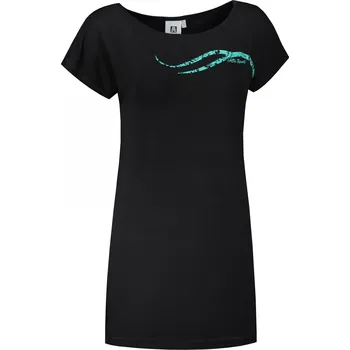 Dámské tričko Dámské prodloužené triko ALTISPORT CARRYOVER ALW001123 ČERNOTYRKYSOVÁ M