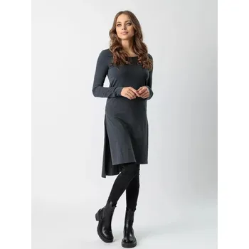 Devergo dámské prodloužené triko s nápisem šedé Velikost: M