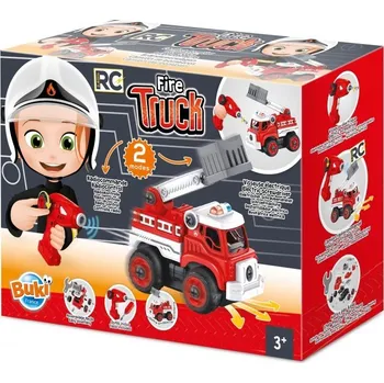 RC model auta Buki France RC Hasičské auto šroubovací stavebnice