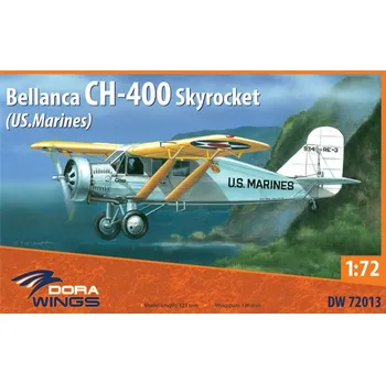 Plastikový model Dora Wings 1/72 Bellanca CH-400 Skyrocket (3x camo)