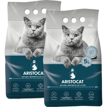 Podestýlka pro kočku ARISTOCAT Bentonite Plus bentonitové stelivo přírodní 10 l (2 x 5 l)