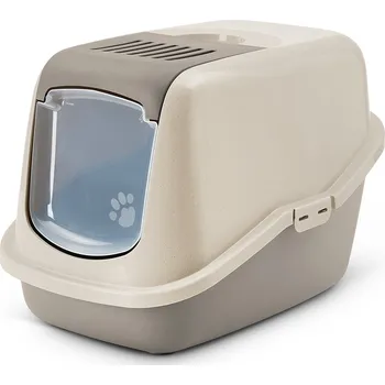 Toaleta pro kočku Savic Nestor Happy Planet - šedá / granit mocca