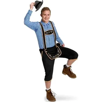 Karnevalový kostým Folat Oktoberfest Bavorák kalhoty černé XL/XXL