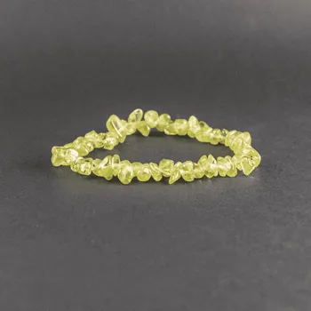 Náramek Milujeme Kameny Olivín - náramek sekánek NS66 1893