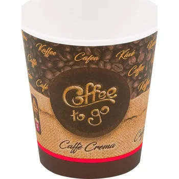 Jednorázové nádobí Kelímek 0,2l Coffee To Go 50ks