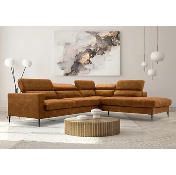 Sedací souprava Rohová sedačka JEZZIMA okrová