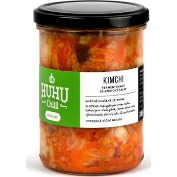 Rostlinná pomazánka Kimchi nepálivé - fermentovaný zeleninový salát - vegan - HUHUCHILLI 395g