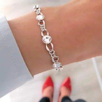 Náramek Náramek se Swarovski Rhodium Crystal