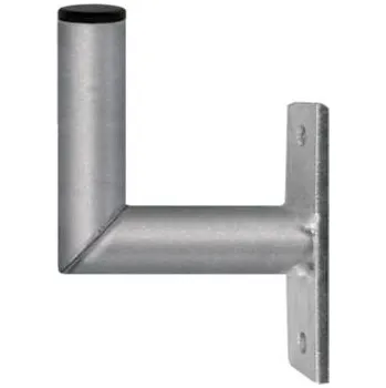 Anténní držák Anténní držák 10cm na zeď, trubka 28/2mm, výška 7cm žár.