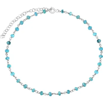 Náramek Stříbrný náramek s pravým růženínem Arika 2mm INS1007BRQ