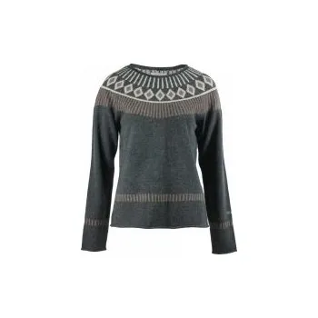 Dámský svetr SKHOOP Cilla graphite L; Šedá svetr + DÁREK DLE VÝBĚRU!