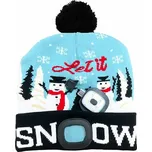 Čepice vánoční modrá 4x SMD LED, 60lm